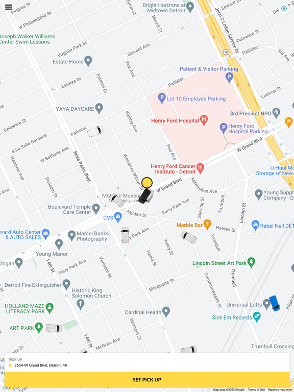 Checker Metro Detroit iPad screenshot 2 - Travel app