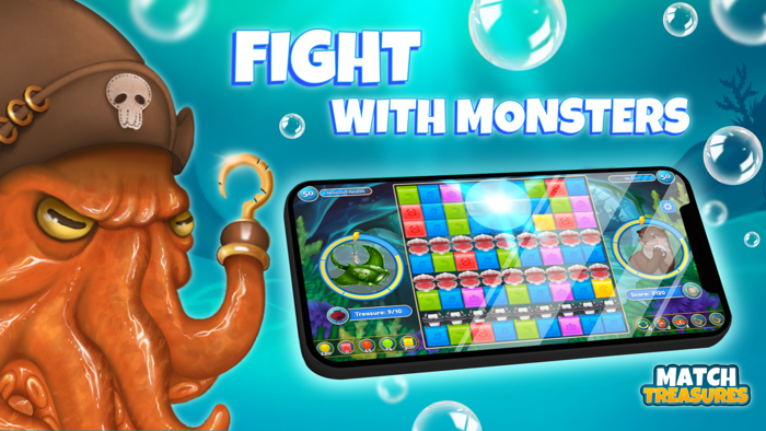 Match Treasures Puzzle Games