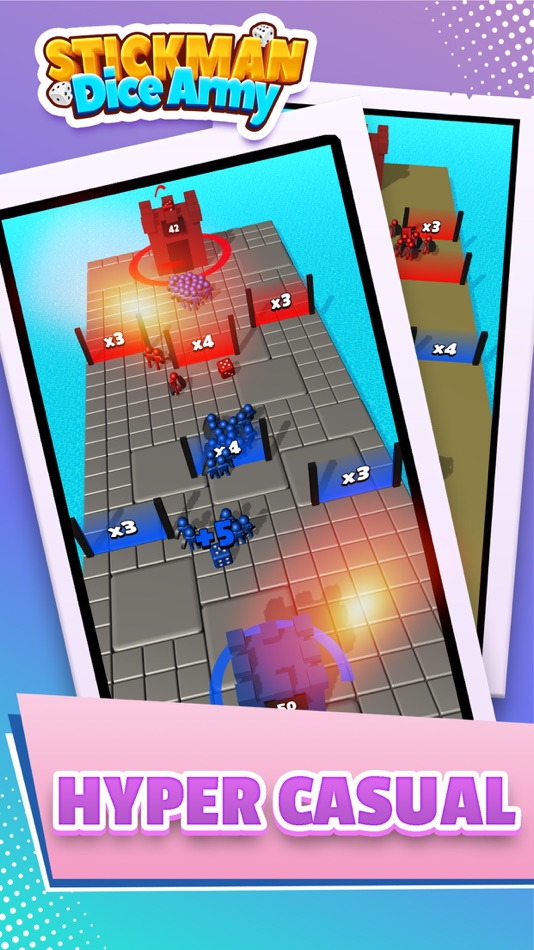 #1. Dice Army: Stickman Fighting (iOS) 由: 震宇 张