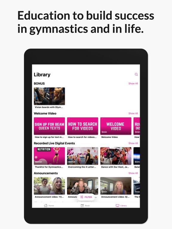 Beam Queen iPad screenshot 3 - Sports app