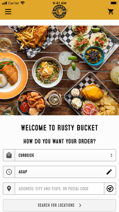 Rusty Bucket Ordering Screenshot