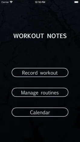 Game screenshot Workout Notes mod apk
