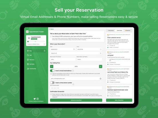 Appointment Trader iPad screenshot 4 - Lifestyle app