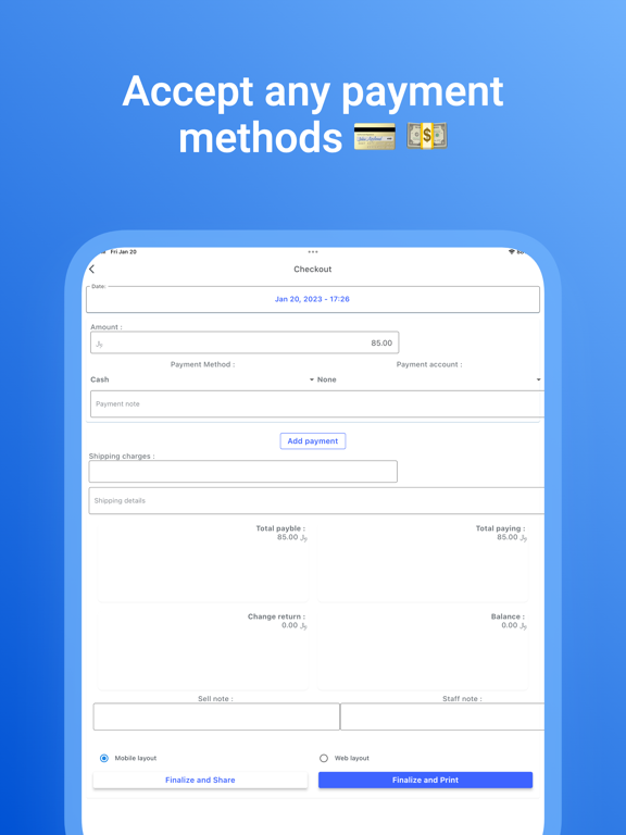 Screenshot #5 pour Falcon POS