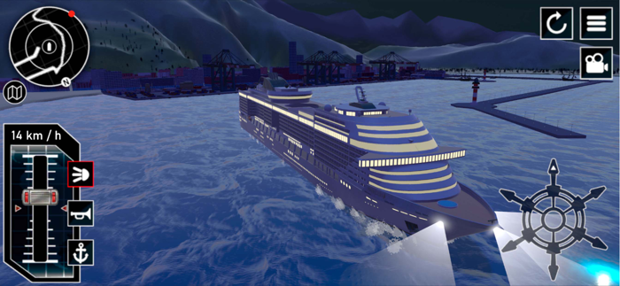 Boat simulator Beyond the sea
