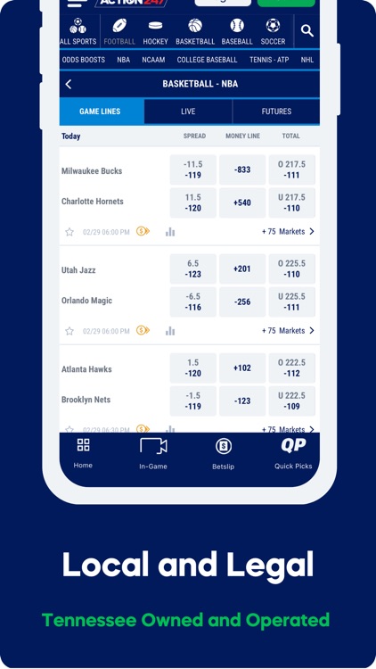 Action 247 Sports Betting App screenshot-3