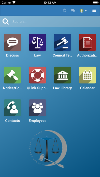 Qatar International Law Firm Screenshot