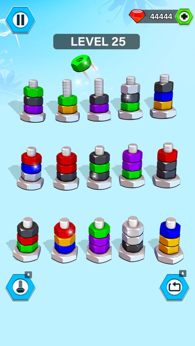 Nuts Bolts 3D Screw Sort Games Screenshot