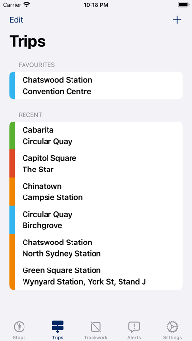 Trip Planner - NSW Transport Screenshot