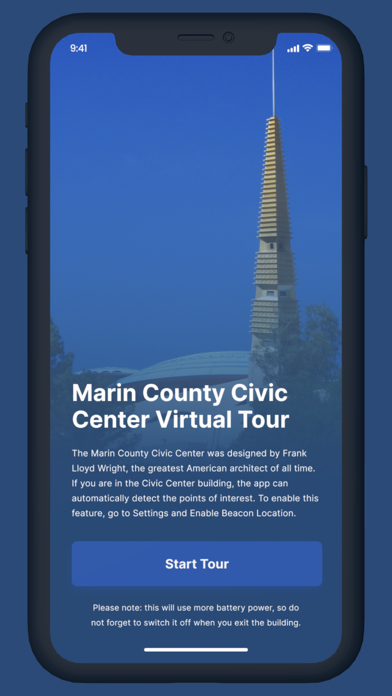 Marin County Civic Center Tour Screenshot
