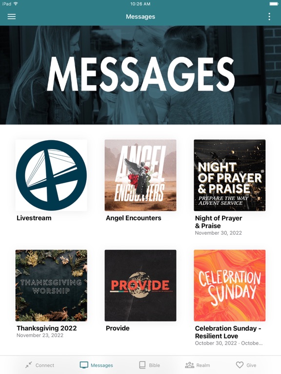 FaithOakville iPad screenshot 2 - Lifestyle app