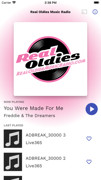 Real Oldies Music Radio Screenshot