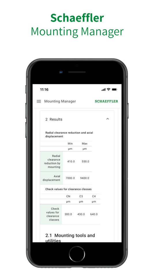 #2. Mounting Manager (iOS) Podle: Schaeffler Technologies GmbH & Co. KG