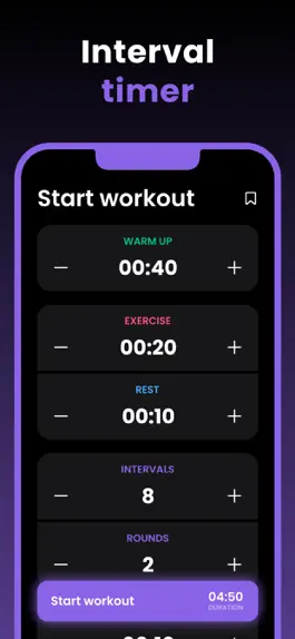 Game screenshot Interval timer | TABATA, HIIT mod apk