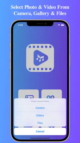 Game screenshot Add Music To Video & Photo apk