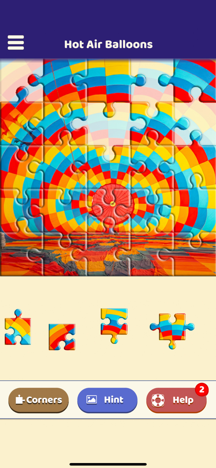 Hot Air Balloons Puzzle