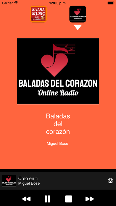 Salsa Music Raul Rosales Screenshot