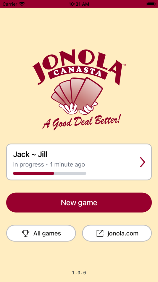 #1. Jonola Canasta Scorecard (iOS) 由: JONOLA INDUSTRIES