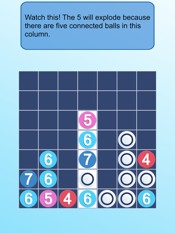 Lynnsee Number Drop iPad screenshot 1 - Games app
