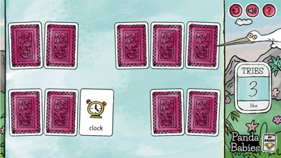 Panda Babies Match Cards Screenshot