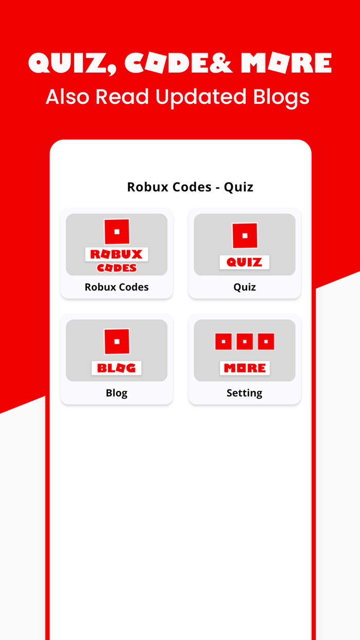Robux Quiz for Robux Codes