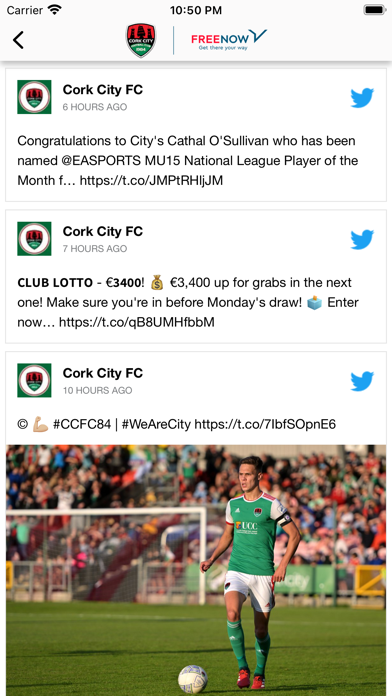 Cork City FC Screenshot