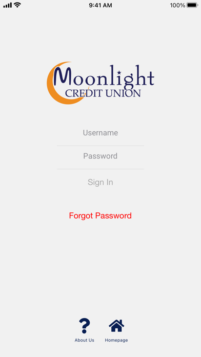 Moonlight Credit Union Mobile Screenshot