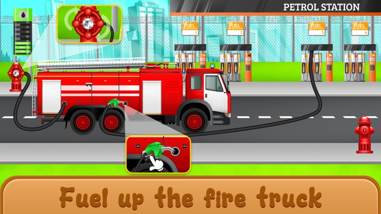Fire Truck Rescue Truck Games screenshot-3