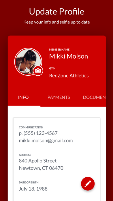 RedZone Athletics CT Screenshot