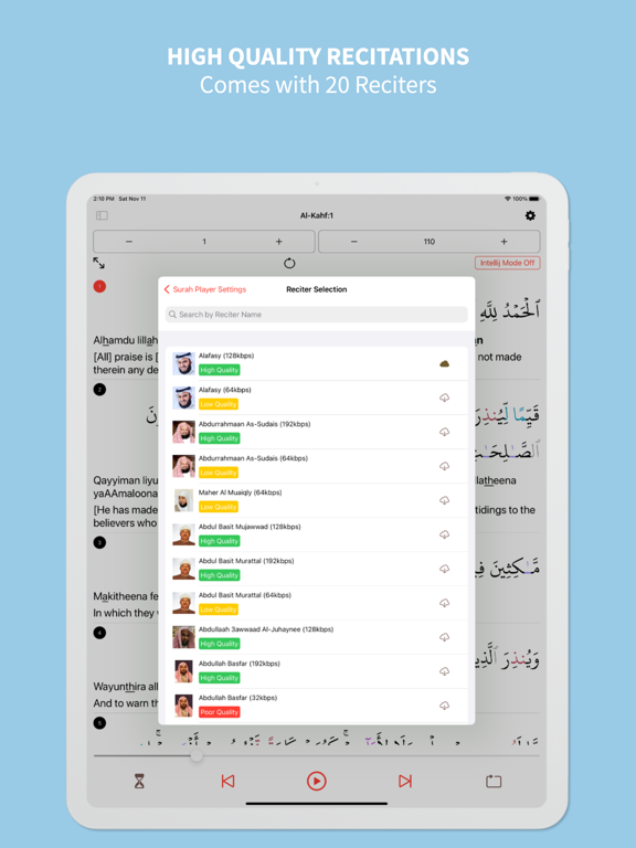 Memorize Quran iPad screenshot 7 - Education app