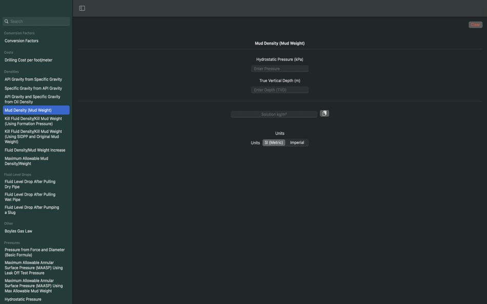 #4. Petroleum Calculator (macOS) 由: Paul Femiak