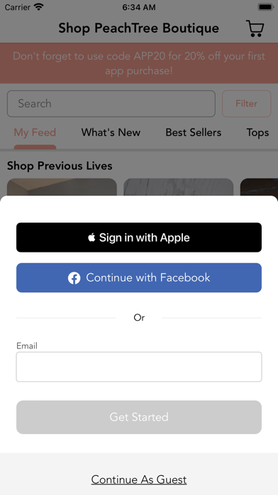 Shop PeachTree Boutique Screenshot