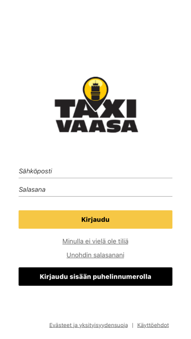 Taksi Vaasa Screenshot