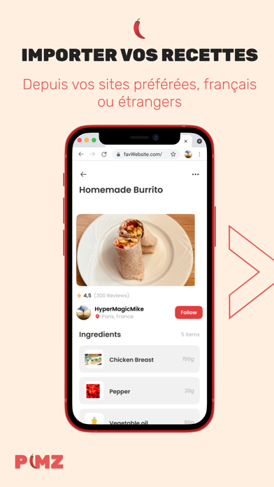Pimz - Nutrition & Santé Screenshot