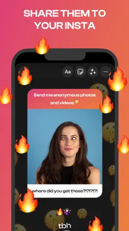 Game screenshot tbh.fm: anonymous photos apk