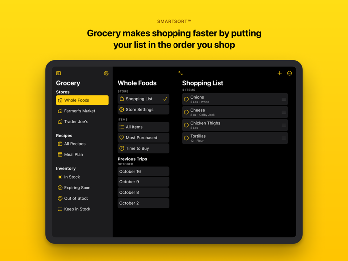 Grocery - Smart Shopping List