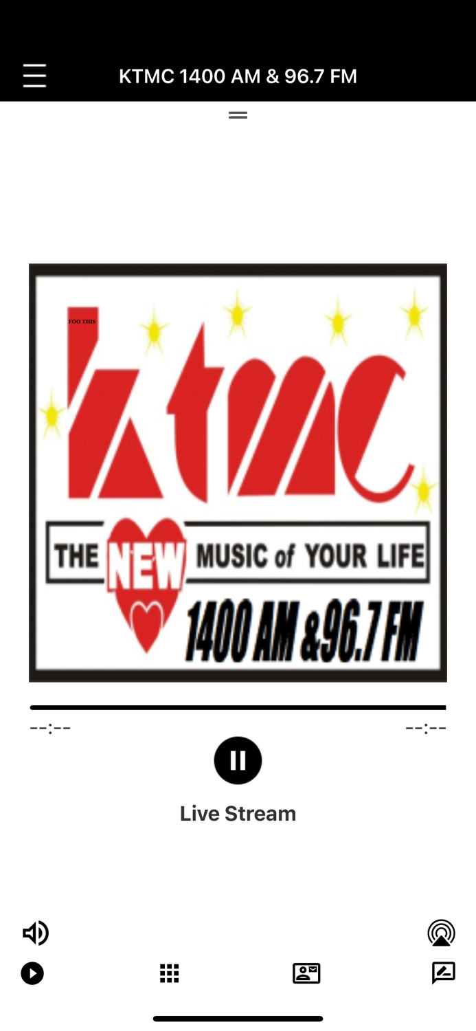 KTMC 1400AM and 96.7FM