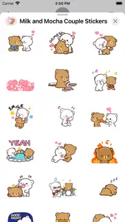 How to cancel & delete milk and mocha couple stickers 3