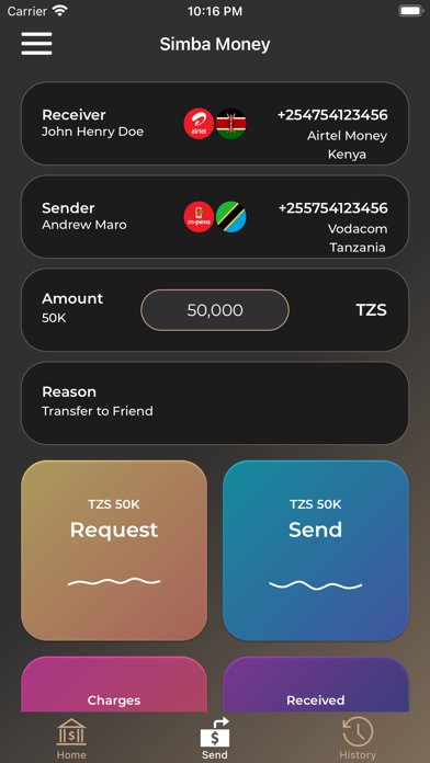 Simba Money Screenshot