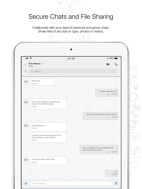 FiberDial iPad screenshot 3 - Business app