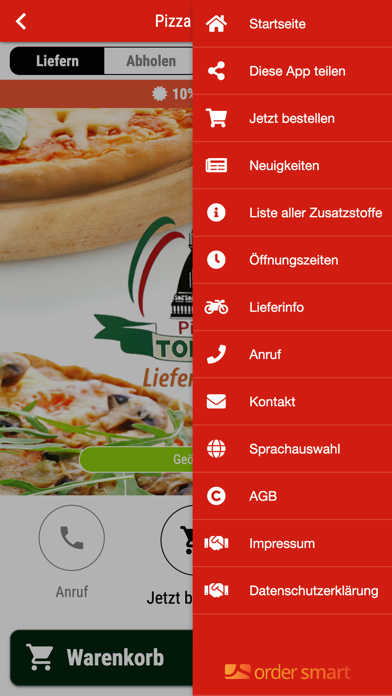 Pizza Torino Kiel Screenshot