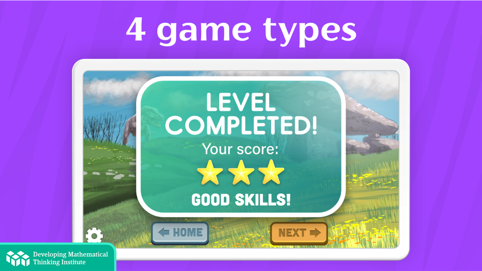 #5. Dino Dice: +, – (iOS) 由: DMT Institute