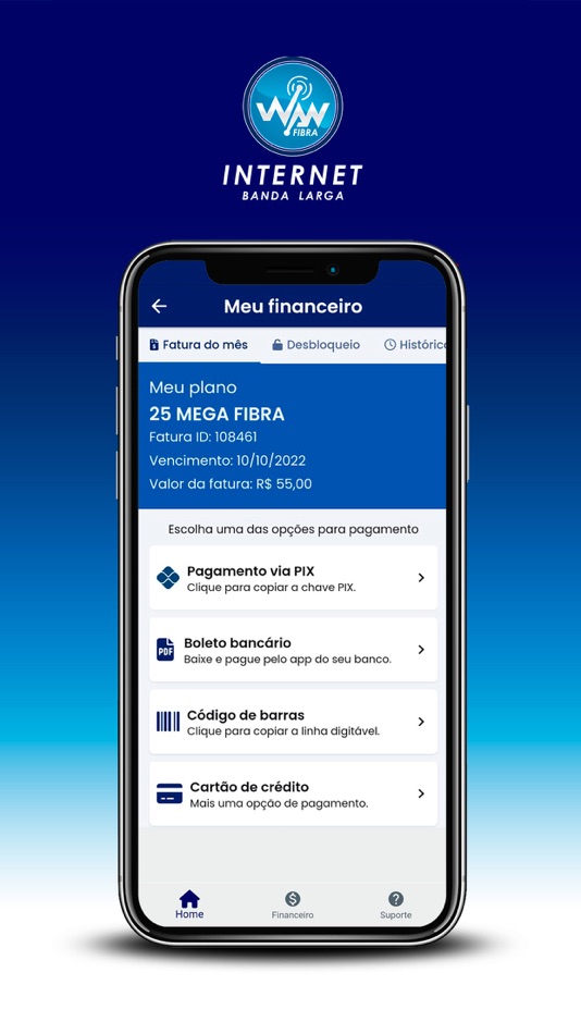 #4. WAN Internet - App do cliente (iOS) 由: Froggerbrasil