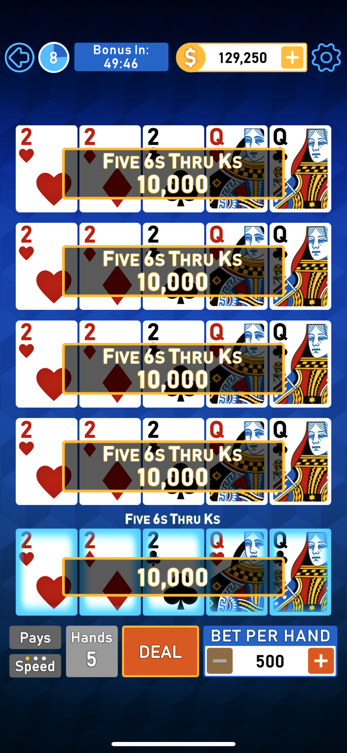 Video Poker Multi Bonus