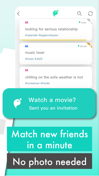 Heymandi:New Friends via Words screenshot 2