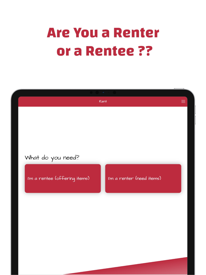 The Rent Everything App