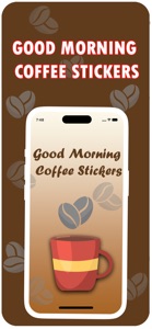 Good Morning Coffee Stickers! screenshot #1 for iPhone