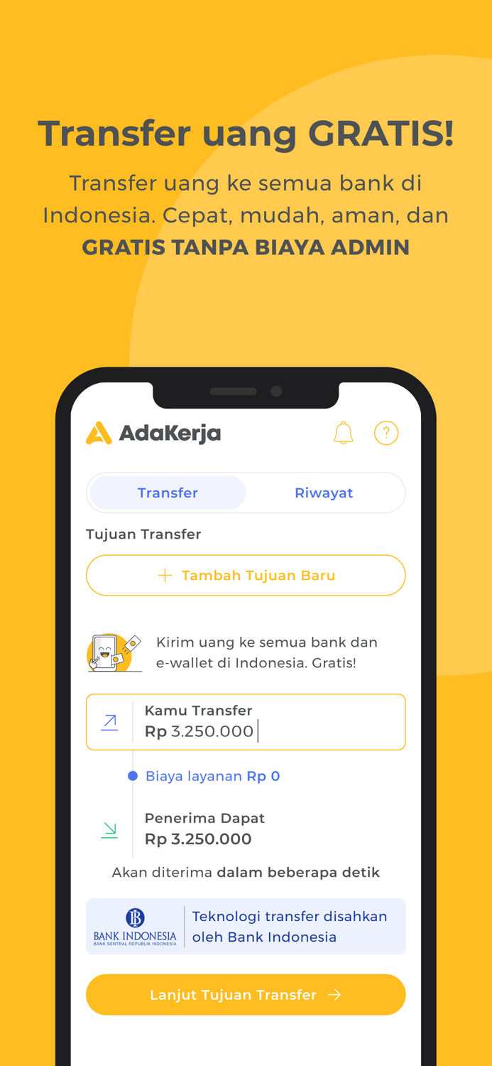 AdaKerja Loker-Gaji-Transfer