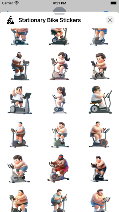 Screenshot #2 pour Stationary Bike Stickers