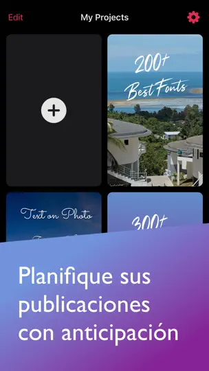 Captura de pantalla de Agregar Texto A Las Fotos en iPhone 7